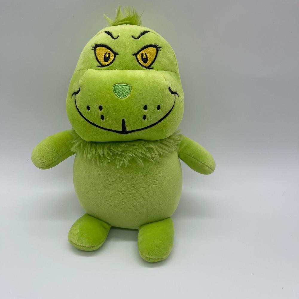 Aurora Dr. Seuss The Grinch Plush Green Stuffed Animal Toy 10 inch Holiday Decor